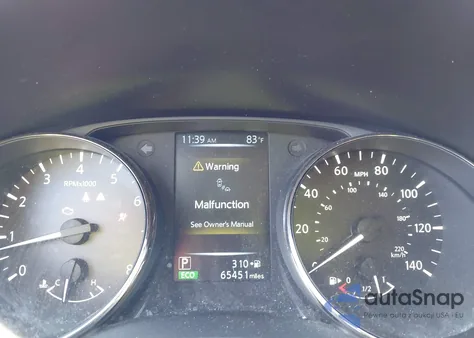 2017 Nissan Rogue Sl из США, поврежденный, VIN JN8AT2MT9HW407002